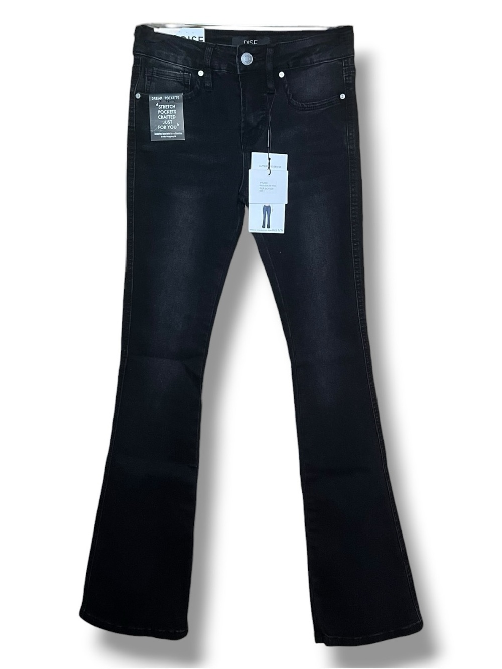 Mid Rise Bootcut Stretch Black Jeans NWT